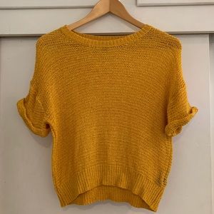 Mustard yellow top